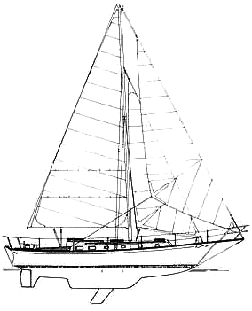 cutter rig sailboat